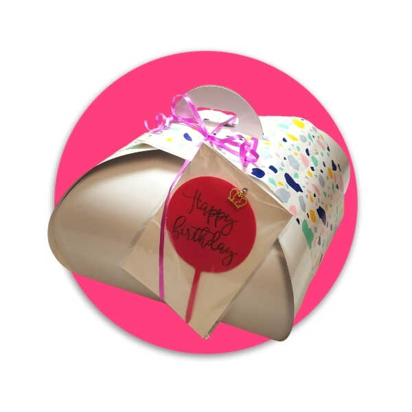 Caja Regalo Tarta Happy Birthday Mujer - RioGrande Pastelería