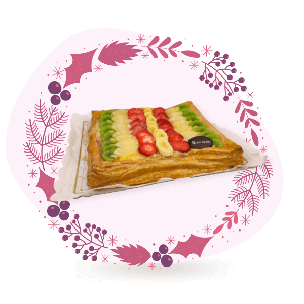 Banda de Hojadre y Frutas - Rio Grande Pastelería