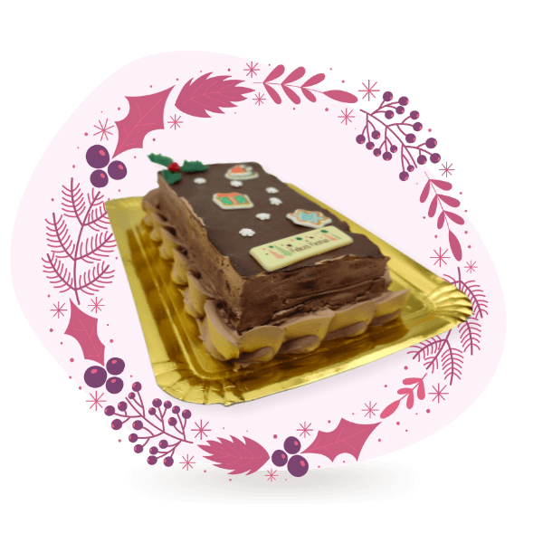 Postre de Navidad Ferrero - Rio Grande Pastelería